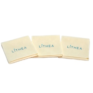 Pochette de rangement pour bijoux, anneaux et épingles, en velours suédé beige, format mini, fournie directement par le fabricant - Product Image 6