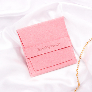 Packing Jewelry Packaging Jewellery Custom Packing Envelope Logo Microfiber Jewelry Bag Packaging Envelope Flap Jewelry Pouch With Logo Pouch Packaging Jewellery