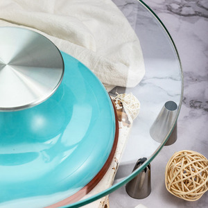 Supporto <span class=keywords><strong>per</strong></span> giradischi <span class=keywords><strong>per</strong></span> torta rotante <span class=keywords><strong>in</strong></span> <span class=keywords><strong>vetro</strong></span> da 11.8 pollici - Product Image 4