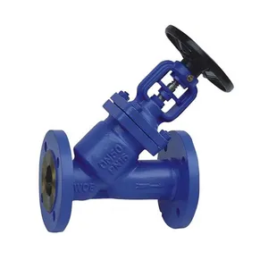 Chemical Industry Y Type DN50 PN16 Bellow Seal GS C25 Globe Valve