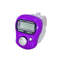 Nouveau Compteur de Doigts Électrique Numérique LCD avec Éclairage, Compteur de Points, Marqueur de Mailles pour Couture, Tricot, Tissage, Prière Bouddhiste, Football