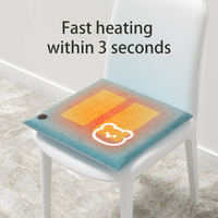 Coussin de siège thermique Anjuny avec mousse à mémoire de forme à récupération lente pour une utilisation à la maison et au bureau en hiver