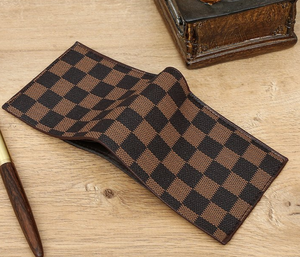 Роскошный Дизайн искусственная кожа классический узорчатый складной кошелек - Product Image 3