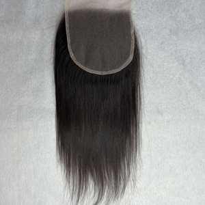 12A Grade 100% Unprocessed Vietnamese Raw Human Hair 5x5 HD Transparent Lace Closure Natural Straight Wholesale - Product Image 6