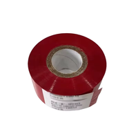 Ruban d'estampage à chaud 30mm * 100m Rubans de codage noirs Feuilles d'estampage à chaud pour l'application d'impression de date Imprimante à ruban de carbone