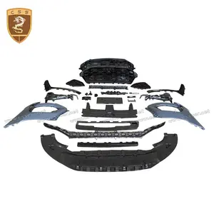 PP Material Car Front Rear Bumper Assembly Front Grilles Bodykit For Audi Q8 Rsq8 Body Kit