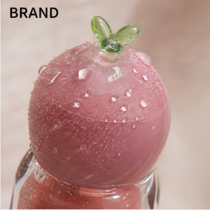 Private Label Natural Long Lasting <b>Lip</b> Plumping Vegan <b>Lip</b> <b>Gloss</b> Base with Black <b>Red</b> Heart Peach Buckle Sample Size Daily Makeup - Product Image 3