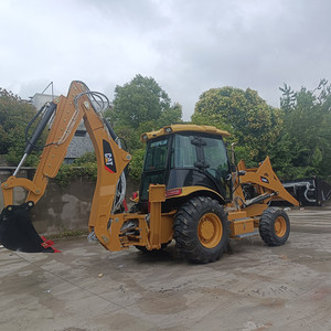 used CAT 428F Backhoe Loader low working hours great performance original Japan no major accidents low price one year warranty - Product Image 5