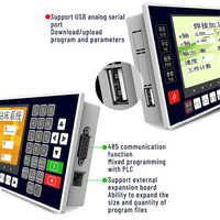 Controlador CNC TC55V con Pantalla LCD de 1-4 Ejes para Router CNC, Motor Servo, RS485, USB, Router de Grabado