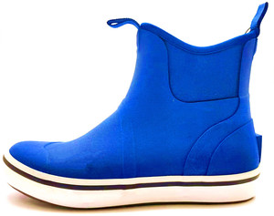 Botas impermeables de neopreno para exteriores con forro transpirable Botas de lluvia antideslizantes para el tobillo Pesca Navegación con punta de acero Característica - Product Image 5