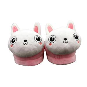 Pantofole da Casa Personalizzate per Uomo e Donna, Invernali/Primaverili, Comode, Peluche, Carine, a Forma di Gatto Portafortuna, con Fodera in Cotone Caldo - Product Image 4