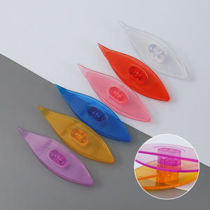 Nueva herramienta de tejido DIY: Pinza <span class=keywords><strong>para</strong></span> bobinas, lanzadera de encaje transparente con ojal en colores caramelo - Product Image 3