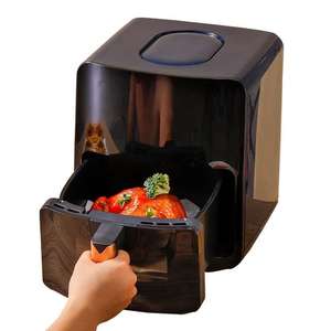 OEM Air friggitrice in plastica Smart cucina forno per uso domestico 5L Smart Ari Zer forno e Silicone pentola ad aria profonda friggitrice con Display LCD - Product Image 2
