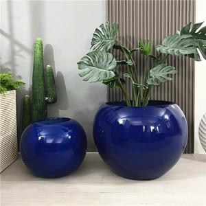 <span class=keywords><strong>Maceta</strong></span> Redonda Esférica de Fibra de Vidrio de Estilo Moderno y Minimalista, Producto Más Vendido en Varios <span class=keywords><strong>Colores</strong></span>, Venta Directa de Fábrica - Product Image 1