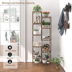 Estante para plantas, estante <span class=keywords><strong>de</strong></span> <span class=keywords><strong>madera</strong></span> para flores, múltiples estantes para macetas, 11 niveles, estantes <span class=keywords><strong>de</strong></span> exhibición <span class=keywords><strong>de</strong></span> jardín <span class=keywords><strong>de</strong></span> <span class=keywords><strong>madera</strong></span>, soporte para maceta, <span class=keywords><strong>escalera</strong></span> para sala <span class=keywords><strong>de</strong></span> estar - Product Image 4