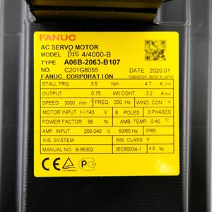มอเตอร์ Fanuc แท้รุ่น A06B-2063-B107 มอเตอร์ AC ผลิตในญี่ปุ่น รับประกัน 12 เดือน - Product Image 1