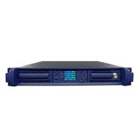 Amplificateur de puissance numérique de classe D 4 canaux 1300W, montage en rack 1U, amplificateur audio pour spectacles en direct et clubs