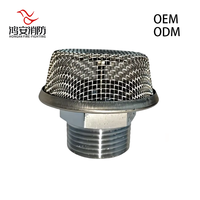 Buse d'incendie filetée DN25 en acier inoxydable avec protection métallique pour système de protection incendie des bâtiments - Usine OEM HONGAN