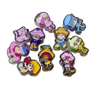 Perles acryliques en vrac à double face imprimées, motif personnage <span class=keywords><strong>de</strong></span> l'anime Strawberry Shortcake, pour stylos, sangles <span class=keywords><strong>de</strong></span> téléphone, et porte-badges DIY - Vente en gros - Product Image 5
