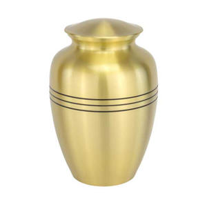 Urna de cremación de Metal para adultos, urna funeraria de cremación de Metal de alta calidad para cenizas humanos de adultos, acentos de Axiom para el hogar - Product Image 2