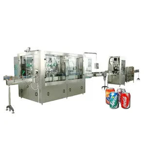 कैन फिलिंग सीलिंग मशीन पेय पदार्थ फिलिंग सीमिंग लाइन बीयर कैनिंग मशीन