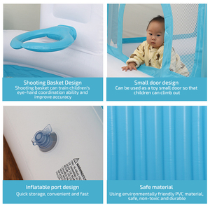 Gorila inflable hermética silenciosa para interiores portátil, casa de rebote deportiva para niños pequeños, Mini trampolín de castillo inflable sellado con aire - Product Image 6