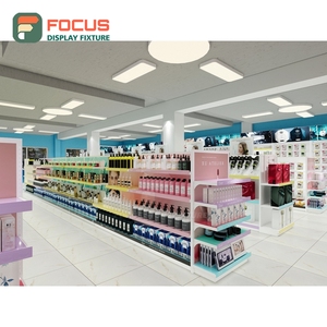 Luxury Hairpiece Display Cabinet Glass Door Lockable Drawer Multi Tier Shelf Store Display Cabinet - Product Image 1