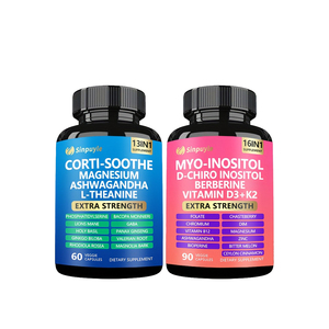 En Stock en EE. UU. Combo Multivitamínico Soothe Smooth Bundle - Suplemento para el Soporte del Cortisol y Mioinositol de Alta Potencia que Promueve la Salud - Product Image 1