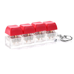 Mechanical Keyboard Switch Keychain Fidget <b>Toy</b> Stress Relief Sensory <b>Desk</b> Accessory Feel Portable Clicker for Office - Product Image 3