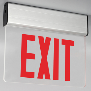 Señal de salida de emergencia LED del mercado norteamericano con luz de emergencia recargable LED con lista UL - Product Image 2