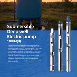 Pompes submersibles alimentées par un moteur de 2 CV en acier inoxydable Ss304, pompes submersibles pour puits profonds - Product Image 2