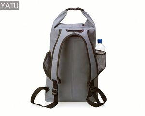 Ransel TPU Tahan Air Multifungsi untuk Memancing dan Berkemah, Tas Kering Tiga Lapis, Ringan dan Portabel, Kapasitas 40L, Tali Pengikat yang Dapat Disesuaikan - Product Image 6