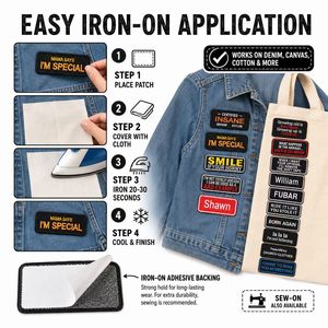 Lote de Parches Bordados con Frases Sarcásticas y Divertidas para Motociclistas, Texto Insano para Garaje, Termoadhesivos o para Coser - Product Image 6