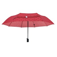 Parapluie pliant compact, léger, semi-automatique, imperméable, coupe-vent, portable, personnalisé, pour les voyages et le rangement, idéal comme cadeau d'affaires