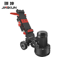Machine à meuler le béton manuelle JINGKUN, petite, haute efficacité, portable et capable de lisser les bords du sol