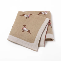 Serviette de bain personnalisée pour bébé en coton doux, écologique, réutilisable, 80*100cm, motif dessin animé, jacquard, douce pour la peau des chiens, mignonne, pour la chambre