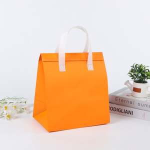 Sac d'emballage alimentaire thermique non tissé bleu marine à motif de dessin animé, adhésif, multi-spécifications, épaissi, laminé, imperméable - Product Image 4