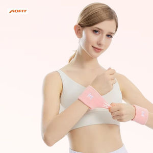AOFIT สายรัดข้อมือคุณภาพสูงระบายอากาศได้ดี ผ้าขนหนูสำหรับเล่นกีฬากลางแจ้งแบบใหม่ ดูดซับเหงื่อได้ดี รองรับข้อมืออย่างสบาย - Product Image 6