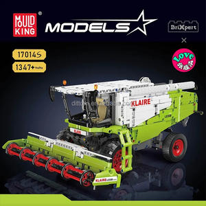 Moule <span class=keywords><strong>King</strong></span> 17014S RC Moissonneuse Modèle Briques 2.4G & APP Contrôle <span class=keywords><strong>Ferme</strong></span> Ingénierie Camion Assemblé Blocs de Construction Jouets - Product Image 2