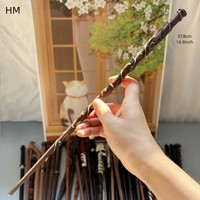 Nouveaux styles d'accessoires de costume, baguettes magiques en résine à noyau métallique pour cosplay de sorcière ou de sorcier, pour Halloween