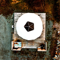 Tente dôme géodésique moderne Bolin, imperméable, résistante à la neige, quatre saisons, triple couche, tente de glamping pour hôtel, pour utilisation en extérieur