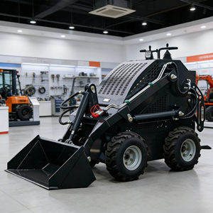 Chargeuse compacte chinoise à direction coulissante 4x4 avec moteur diesel pour usage domestique, agricole et de <span class=keywords><strong>jardin</strong></span> - Product Image 2