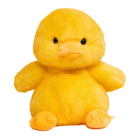 Boneka Bebek Kuning Duduk Bahan Plush, Dekorasi Rumah, Hadiah Ulang Tahun Anak, Boneka Lembut Isi Kapas PP, Dapat Dicuci