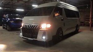 Kit de conversión de parachoques delantero y trasero de cuerpo ancho de alta calidad para Toyota <span class=keywords><strong>Hiace</strong></span> 200 2014 2015 <span class=keywords><strong>2016</strong></span> 2017 2018 2019 - Product Image 4
