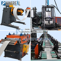Machine de profilage 2026 pour systèmes de plafonds suspendus, machine de fabrication de tubes de plafond à déflecteur en U de 150 mm et 200 mm, Rich Project