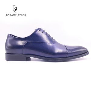 Genuine Leather Handmade Customized Comfort Lace-Up Breathable Stain Resistant <b>Dress</b> Shoes for <b>Men</b> Autumn Office Shoes High - Product Image 2