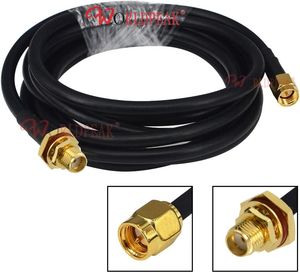 <span class=keywords><strong>SMA</strong></span> オス - <span class=keywords><strong>SMA</strong></span> メス バルクヘッド防水ナットワッシャー付き RG58 同軸ケーブル SDR FPV アンテナアマチュア無線用 - Product Image 6