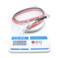 Câble de batterie de voiture pour onduleur solaire 4AWG 6AWG 8AWG, isolé en silicone, basse tension, -40°C à +200°C, borne automobile