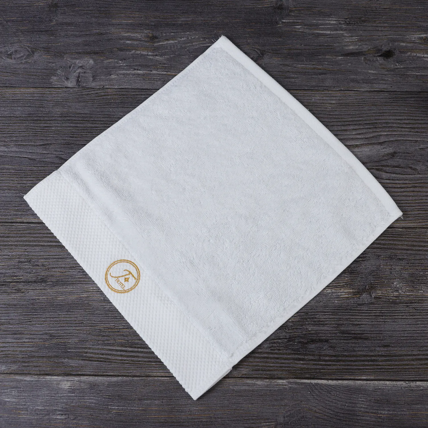 Luxury embroidery face towels 100 cotton customised personalized face towel