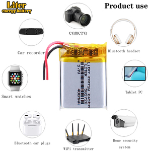3.7V 582728 400Mah Lithium Polymer Li-Po Li Ion Pin Sạc Cho Smartwatch GPS PDA Máy Tính Xách Tay - Product Image 5